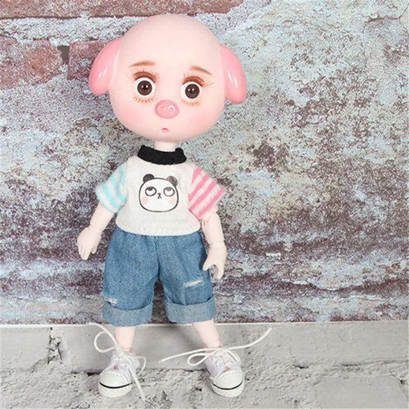 c Dream Fairy 1/12 BJD кукла 26 шарнирное тело 14 см DODO милая детская Подарочная коробка набор игрушек подарок ob11 - Цвет: c