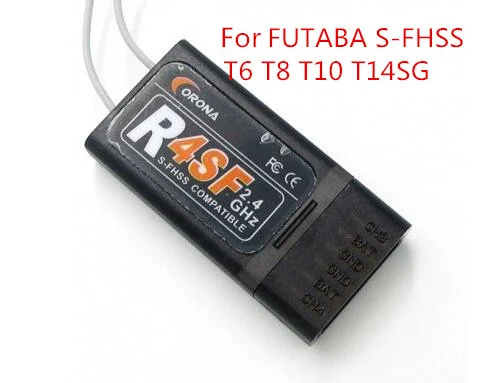 Corona 2,4G R4SF/R6SF/R8SF совместимый приемник f/FUTABA S-FHSS T6 14SG