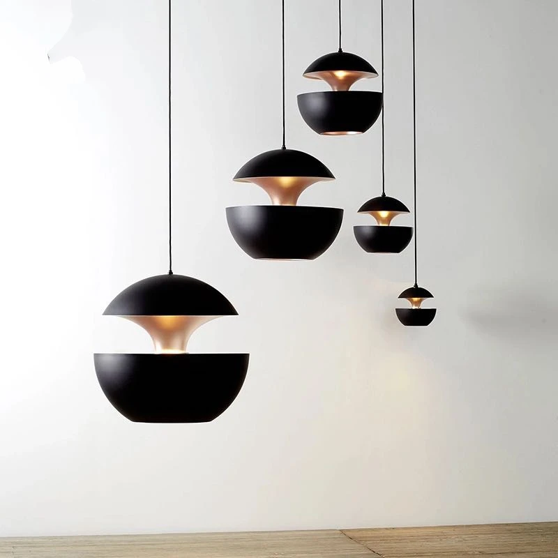 American Apple Iron Chandelier Lights Restaurant Bedroom Hang Lamp Nordic Modern Art Creative Individual Bedside Luminaire Led