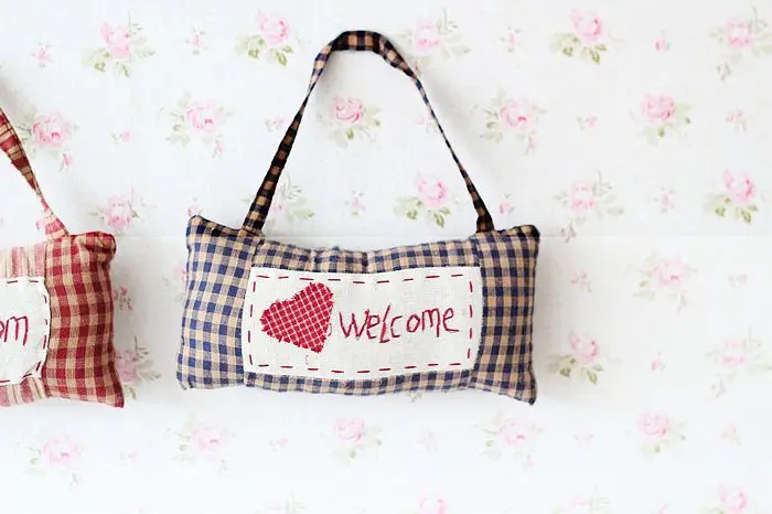 1 шт. Корейская тканевая дверная тарелка ручной работы украшение для дома