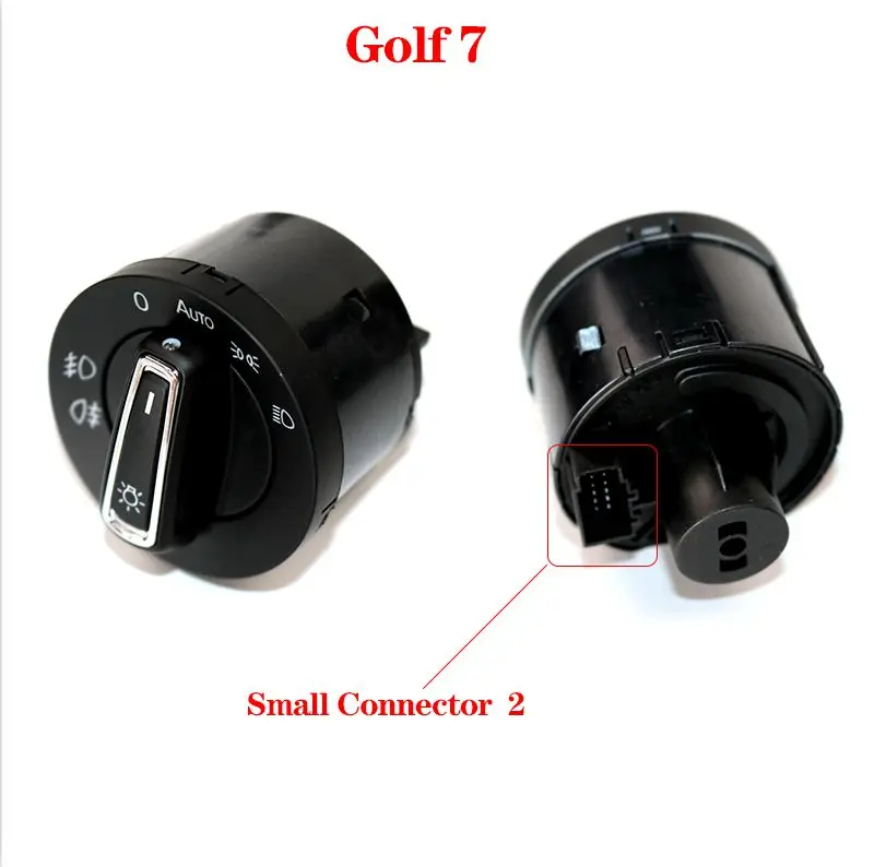 Small Connector 2 Красный Обновление Авто головного средства ухода за кожей Шеи светильник переключатель с светильник Сенсор модуль для игры в гольф J ВАВТ MK4 Passat B5 Polo Bora Bettle Golf 6 7 Tiguan - Цвет: Small Connector 2