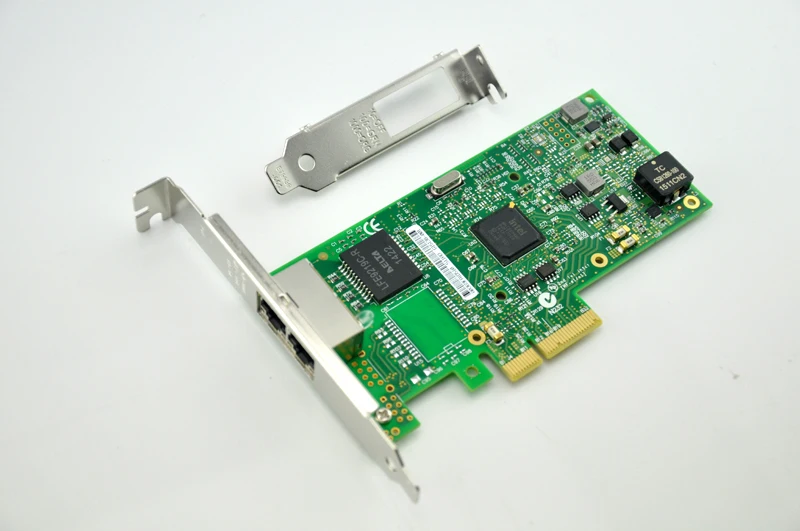 2 порта PCIe гигабитный Ethernet сервер адаптер 10/100/1000 Мбит/с сетевая карта I350-T2 |