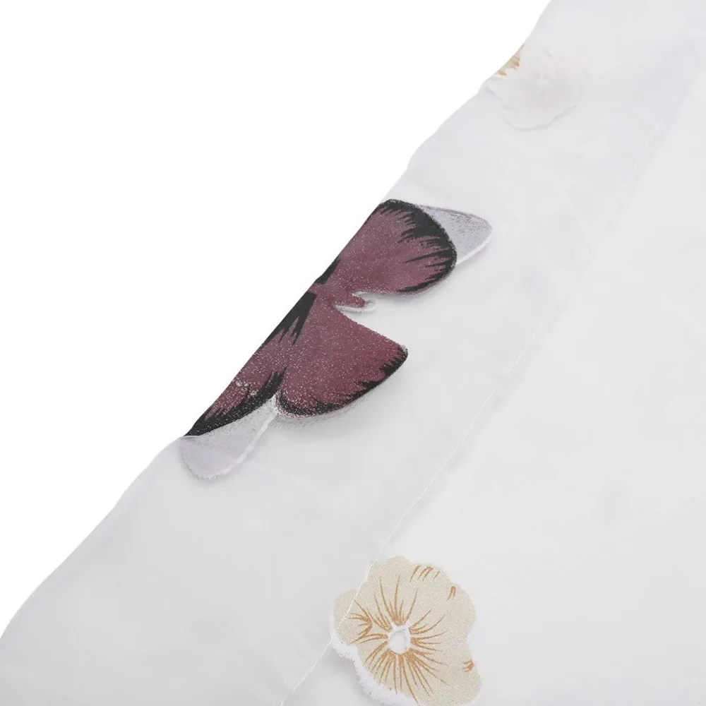 Шторы из вуали с бабочками разделитель занавески для окна драпированные панели