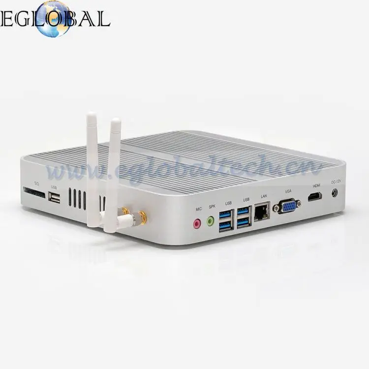 Мини ПК без вентилятора i5 6200U процессор SKYLAKE неттоп HTPC 16 ГБ ОЗУ Blu ray Micro PC Windows 10 мини