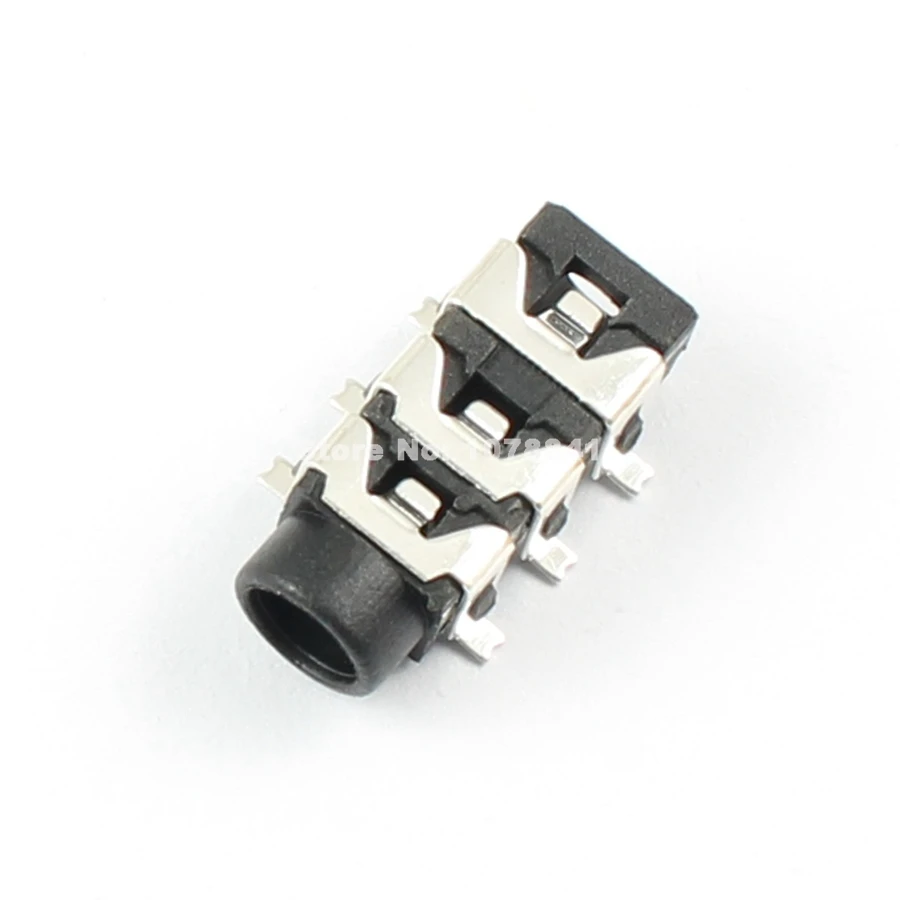 50 шт. 3 5 мм Женский аудио разъем SMT 6 Pin для стереонаушников PJ313D|jack audio connector|jack connector