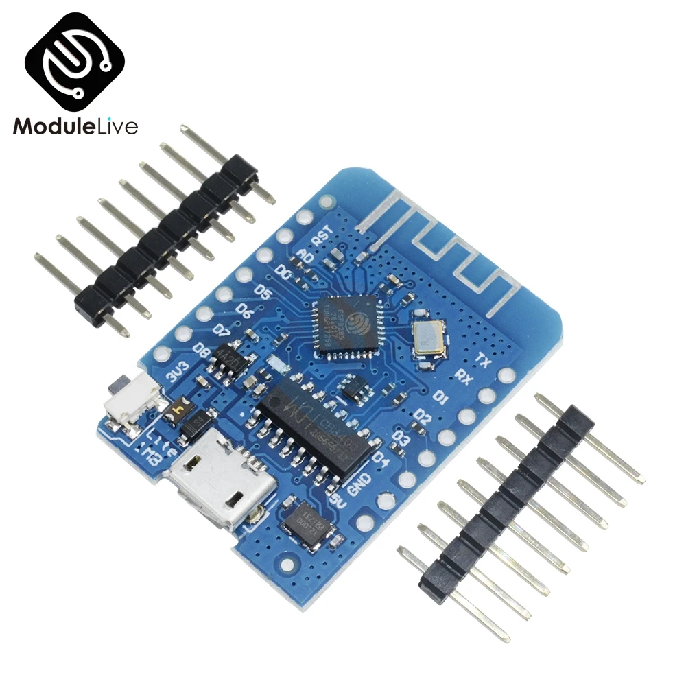 WEMOS D1 Mini CH340G CH340 G Wifi макетная плата ESP8285 ESP8266 микроконтроллер для Arduino NodeMcu Щит