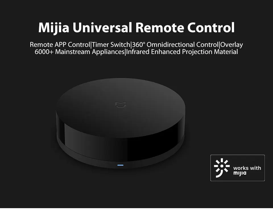 Xiao mi Универсальный ИК инфракрасный пульт дистанционного управления ler mi Home APP пульт дистанционного управления Ti mi ng 3D Универсальный умный дом управление Лер
