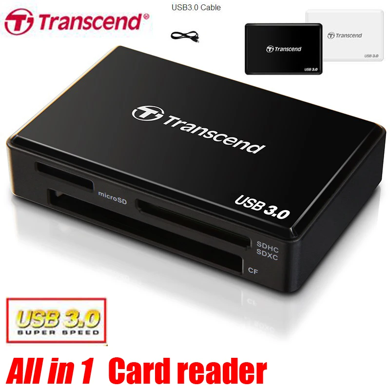 Адаптер для картридера Transcend все в 1 USB 3 0 TF/SD адаптер карт SDHC/ SDXC/ microSDHC/ microSDXC /UHS I CF|sd