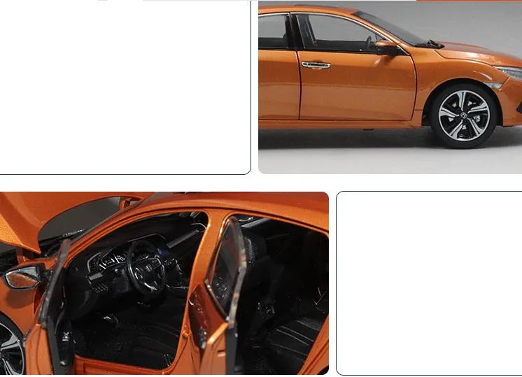 Высокая моделирования HONDA CIVIC модель автомобиля 1:18 advanced сплав коллекция игрушка автомобиля, литья под давлением Металл Модель