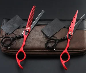 Профессиональные 6-дюймовые ножницы для стрижки волос 440c, парикмахерские инструменты для филировки, ножницы для стрижки, набор парикмахерских ножниц