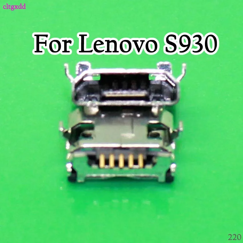 Разъем Micro USB 5p 10X разъем для зарядки Lenovo A370E A3000 A3000H A5000 A7600 A7600H S910 S930 синхронизации