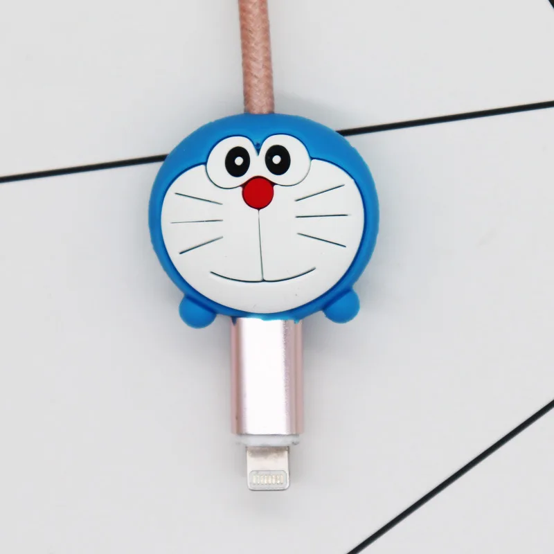 10 шт./лот, кабель, аксессуар, защита кабеля для iphone 5, 6, 7, 8, USB линия передачи данных, защита, кукла, животное, аксессуар, Кабельный органайзер