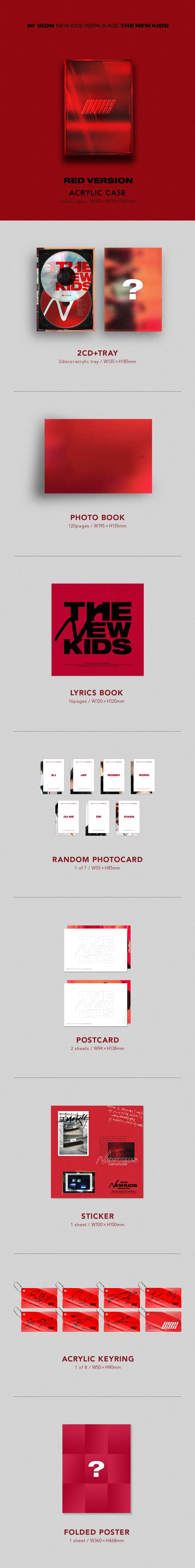 [MYKPOP]~ Официальный~ IKON: детский альбом CD-SA19061506-RED Ver