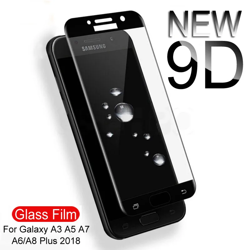 9D с уровнем твердости 9H полное покрытие закаленное Стекло на samsung Galaxy S7 A3 A5 A7 J3 J5 J7 A520 A720 Защитная стеклянная пленка для экрана