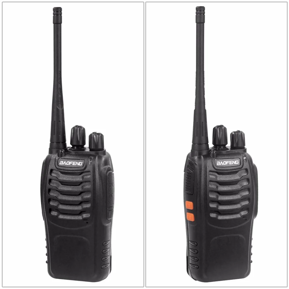 

2 шт. Baofeng иди и болтай Walkie Talkie “иди и BF-888S 5 Вт Портативный двухстороннее CB радио с наушником UHF 400-470 МГц 16CH Comunicador трансивер