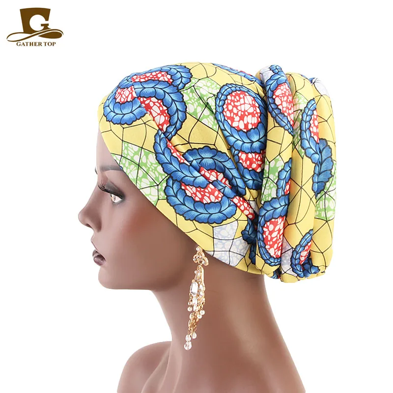 New Women Headwrap Head Wrap chemo Floral Print Muslim Turban Cotton Ladies Stretch Headband chemotherapy Bandanas |