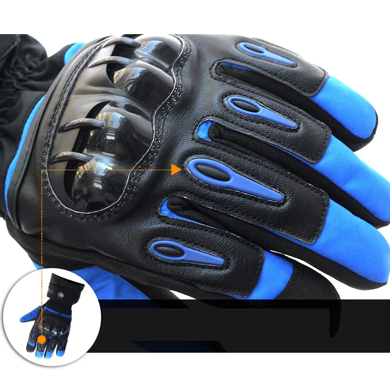 

1 Pair New Design Racing Gloves Luva Motoqueiro Hand Protect Luvas de moto Cycling Motorcycle Skating Winter Outdoor Gloves