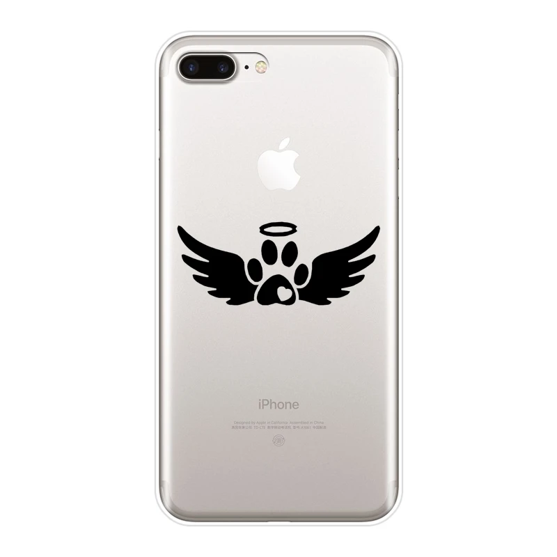 Мягкая задняя крышка для iPhone 6 S 7 8 X XR XS Max милый силиконовый чехол телефона с