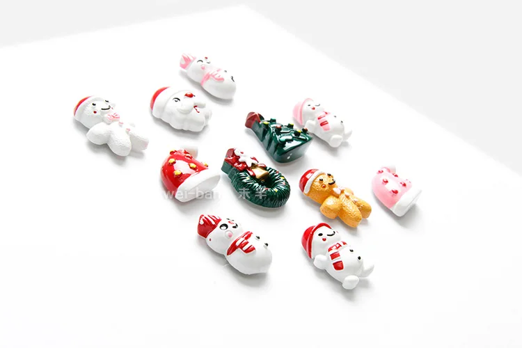 Горячая Распродажа 11 шт./лот Рождественская елка Снеговик 3D магниты на