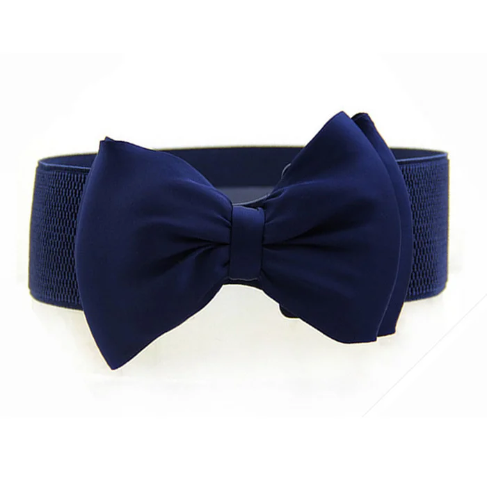 Женский ремень новинка 2017 Модный женский эластичный пояс с бантом и широкой