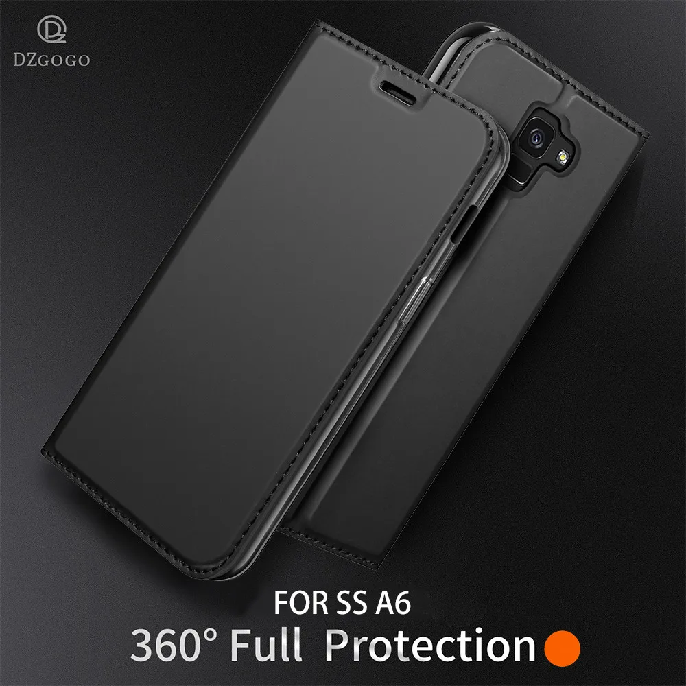 Чехол для Funda Samsung Galaxy A6 Plus 2018 роскошный кожаный чехол книжка (2018)|Бамперы| |
