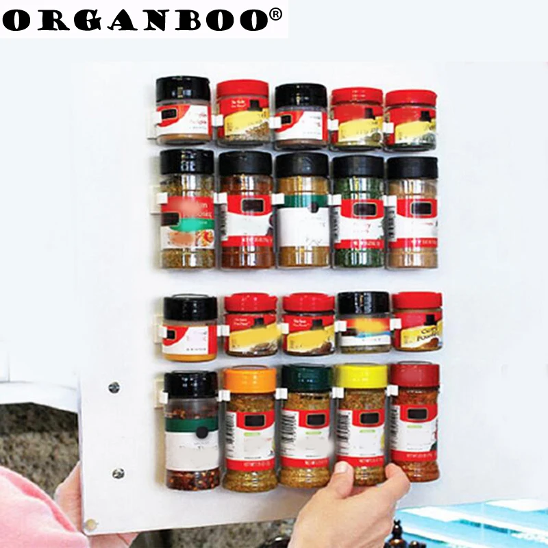 ORGANBOO 4 шт./компл. простая кухонная посуда зажимы для бутылки полка хранения