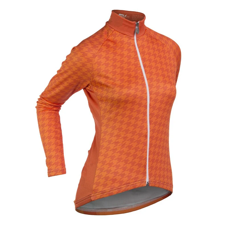 Женская длинная велосипедная одежда Maillot Ciclismo 5 цветов кофта с длинным рукавом
