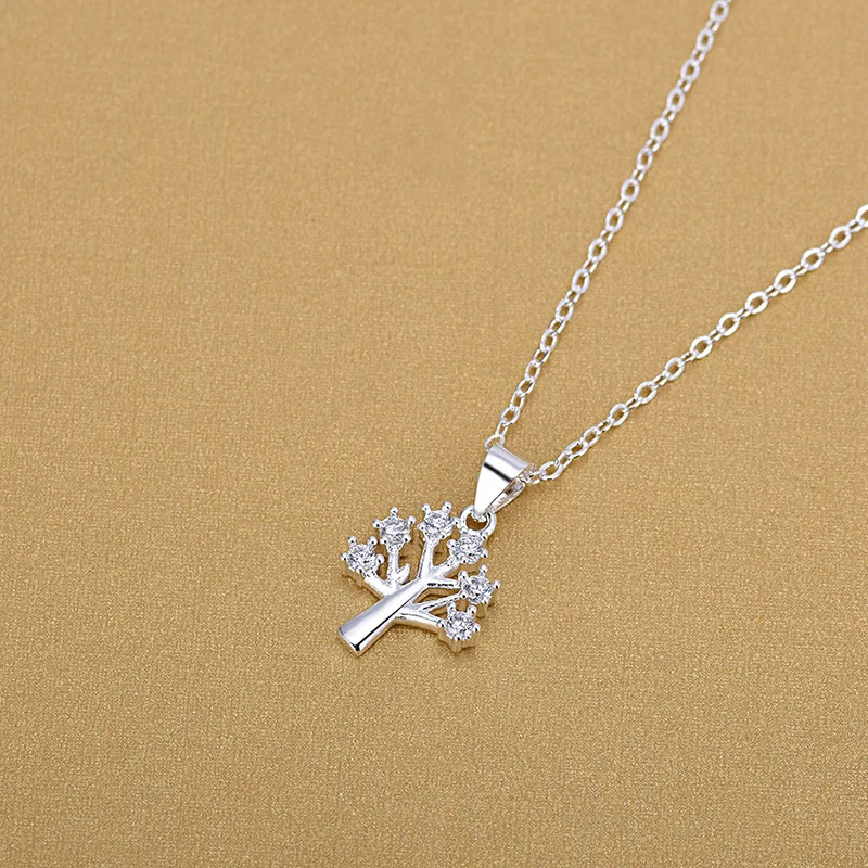 Ожерелье полая елка с кристаллами ААА для женщин ювелирные изделия из