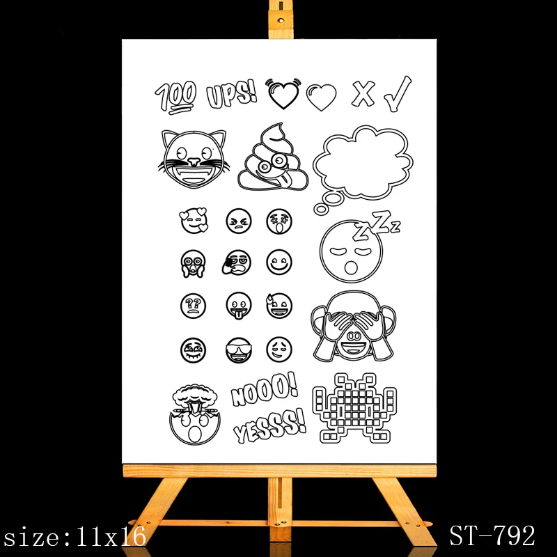 

AZSG lovely night Clear Stamps/Silicone Transparent Seals for DIY scrapbooking Card Making