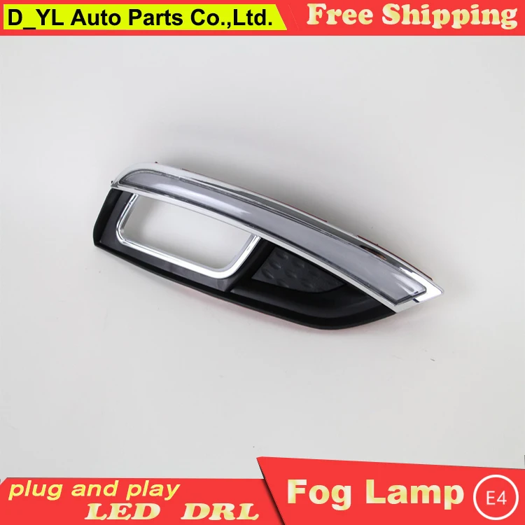 Car styling For Kia K3 2013-2014 LED DRL led fog lamps daytime running lights High brightness guide A tusk | Автомобили и