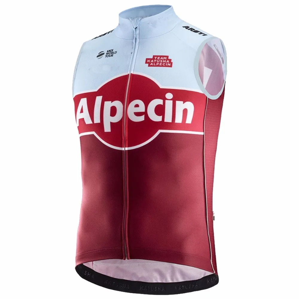 

WINDPROOF 2018 KATUSHA TEAM RED GILET SHORT SLEEVELESS VEST ROPA CICLISMO CYCLING JERSEY WEAR SIZE XS-4XL