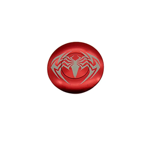 red spider Велосипедная Удочка верхняя крышка для наушников с болтом 28,6 мм 1 1/" Капитан Америка логотип в виде паука Аксессуары для велосипеда гарнитура - Цвет: red spider