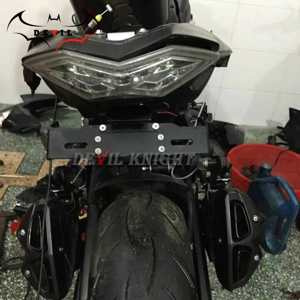 Держатель номерного знака Светодиодная лампа для KAWASAKI KLE 650 VERSYS 15 18 KLZ 1000 17