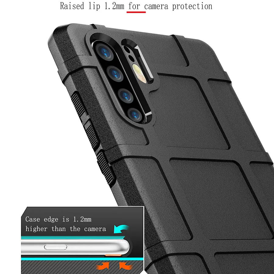 P40 Pro Case Huawei P30 Military Protection TPU P20 lite Cover Phone Strong Cases Honor 10i Y6 Y7 Y9 Prime 2019 Nova 4e 5 5i | Мобильные