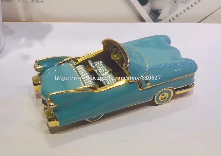 Модная Автомобильная шкатулка для украшений винтажная модель безделушка