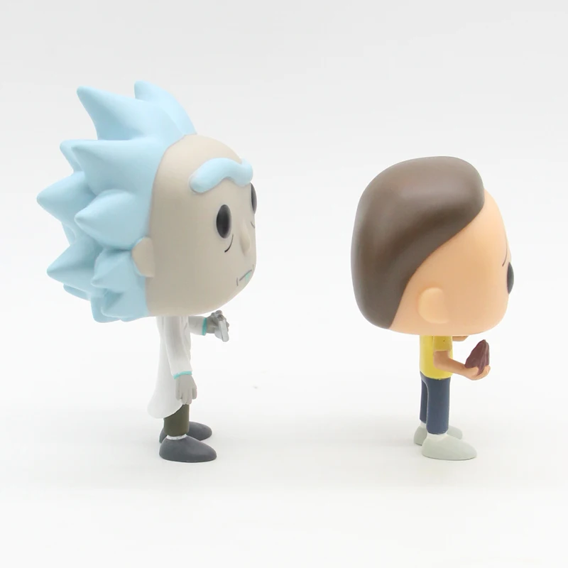 10 см Rick e Morty Carino виниловые фигурки коллекция Modello Giocattoli senza Scatola Al Minuto|Игровые и