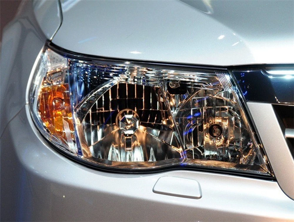 Для Subaru Forester 2009 2010 2011 2012 фары автомобиля прозрачные линзы Авто оболочка Крышка