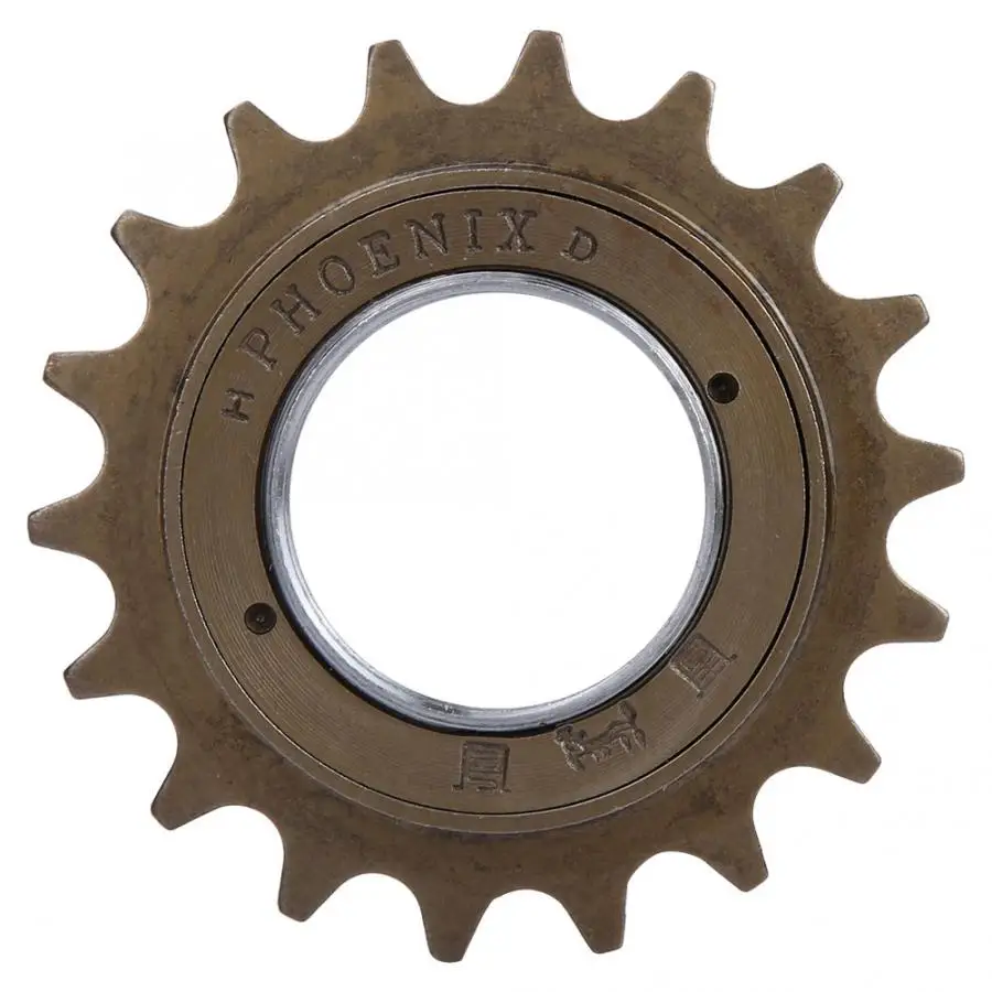 Металлическая велосипедная цепь 18T Freewheel звездочка односкоростная Сверхлегкая