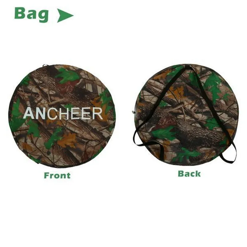 ANCHEER 1-2persons портативный туалет для душа кемпинга всплывающий тент камуфляж/УФ