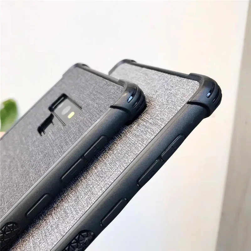 Кожаный чехол для телефона samsung note9 note8 s8/s9 plus четырехугольный ударопрочный