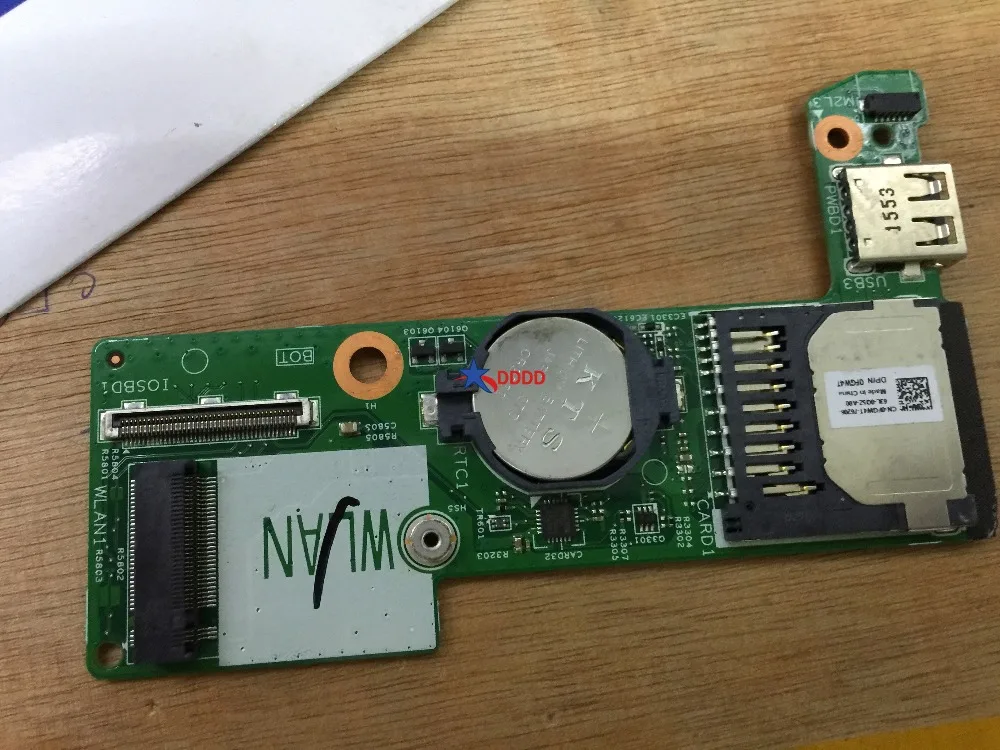 

Original For Dell Inspiron 7348 Card Reader USB Board X2NJX R6ngm fully tested