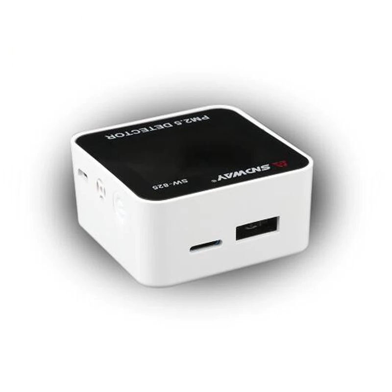 Sndway PM2.5 детектор PM 2,5 монитор качества воздуха анализатор газа PM 2,5 детектор с датчиком температуры и влажности дисплей