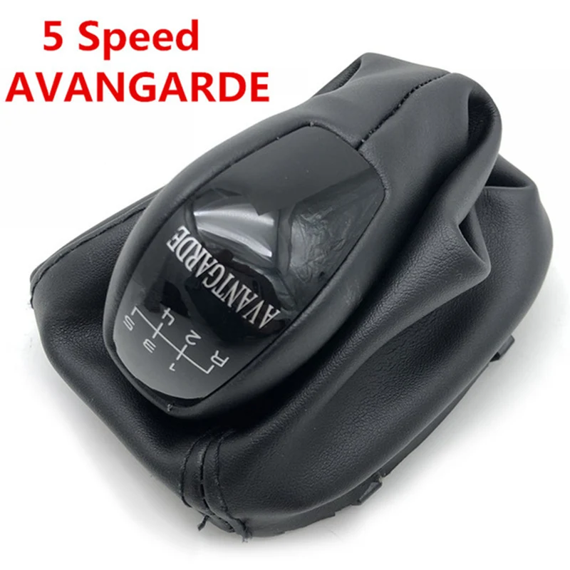 5 speed Avantgarde 5/6 скоростной ручной редукторный Сменный Чехол против пыли Чехол для Mercedes-Benz Clase C W203 S203 автомобильный Стайлинг - Название цвета: 5 speed Avantgarde