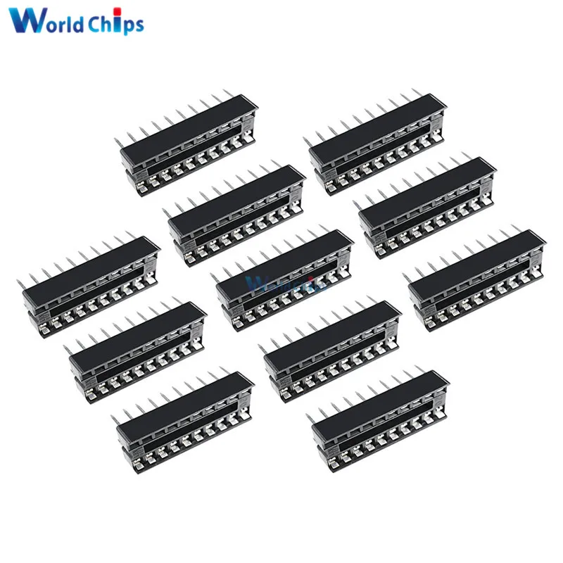 10 шт. 20 Pin 20PIN DIL DIP IC Socket PCB Mount Contor Новый|ic socket|dip socket |