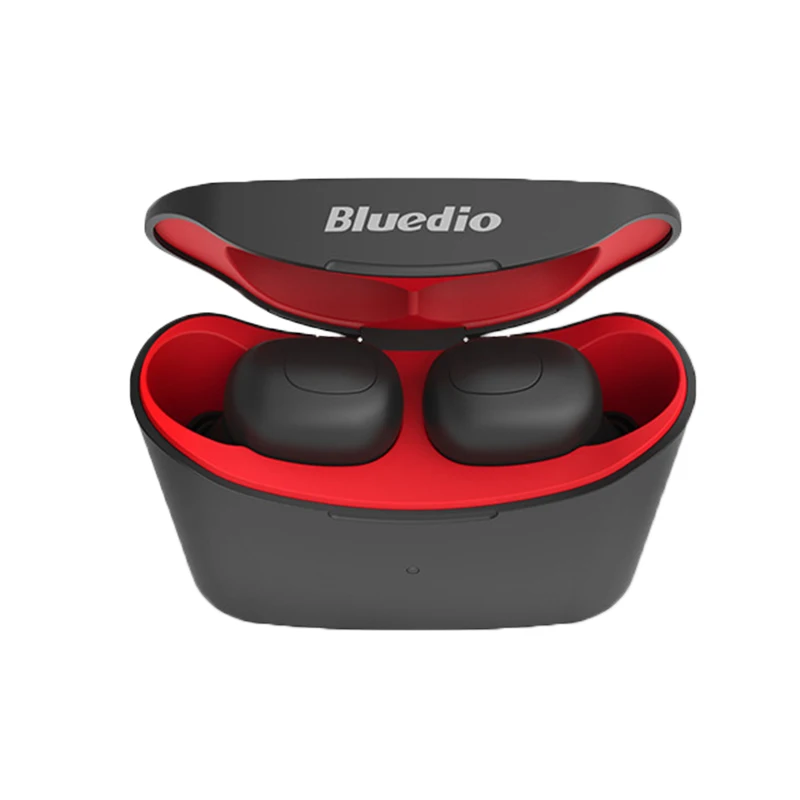 Bluedio Mini Bluetooth 5 0 спортивные наушники настоящие Беспроводные с зарядным боксом HSJ-19