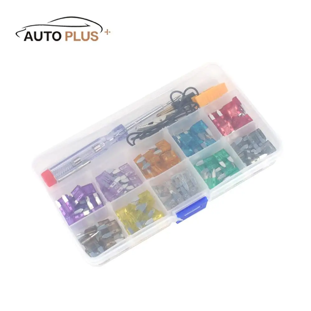100 шт. автомобильный мини-предохранитель с цветовой кодировкой для 10 ампер