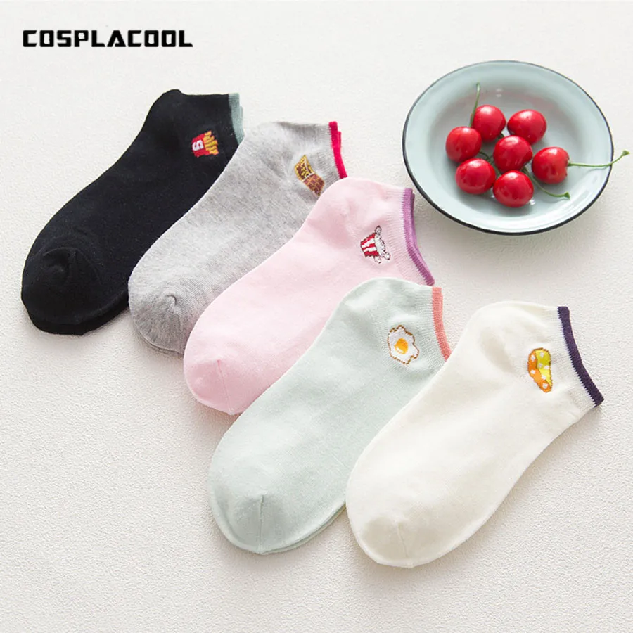 5 пары/компл. новые летние женские модные забавные калцеты творческая Личная