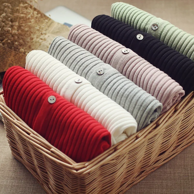 Женский Однотонный свитер с длинным рукавом и V образным вырезом|short cardigan|cardigan