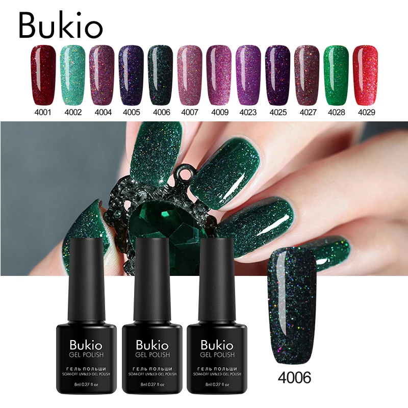 Bukio неоновый УФ Гель лак для ногтей маникюр Lucky UV Led длинные прочный ноготь