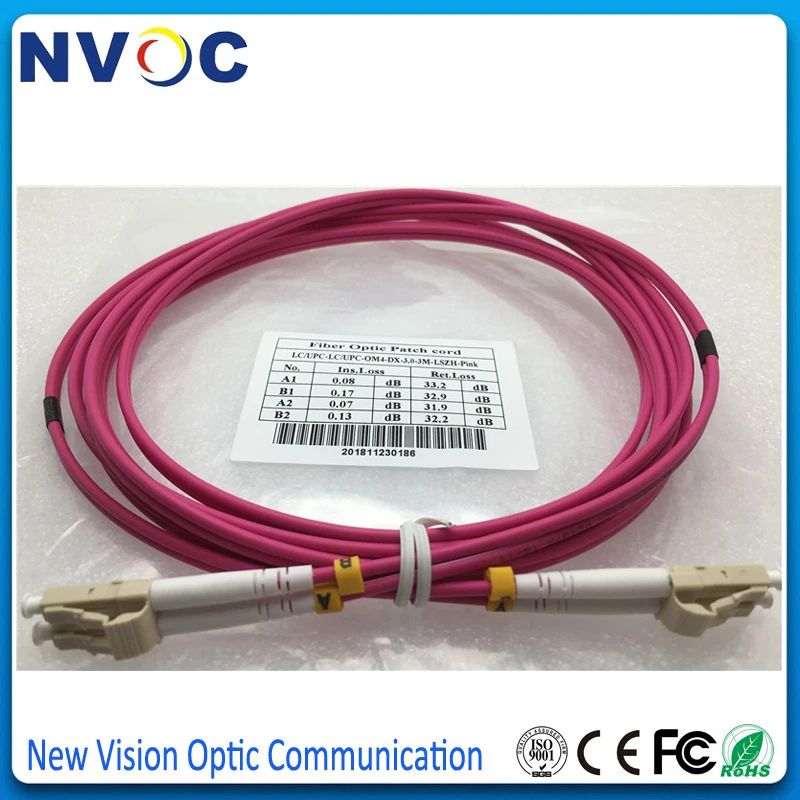 30 шт./лот LC которые поддерживают несколько режимов мм OM4 40G дуплекс DX волоконно